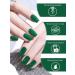 Kalolary 32PCS Green Gel Nail Polish Strips | Waterproof Adhesive Nail Art Stickers | UV/LED Lamp Required - Buy Online on SooperMarket.com