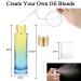 Allefum 10ml Glass Atomizer Mini Perfume Spray Bottles - Color Gradient Travel Set with 2 Transfer Pipettes - 6 Pack - Buy Online on SooperMarket.com