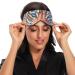 Haskirky Light Blocking Eye Mask for Men and Women - Breathable & Adjustable for Travel, Yoga, Meditation - Hand Drawn Blue Pattern for Deep Sleep Comfort - Buy Online on SooperMarket.com