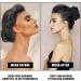 Long beard ball head wig bun grab clip Fluffy natural scrunchie bridal cocktail hairpin Messy Hair Bun Extensions Curly Wavy Hair Scrunchies Ponytail Hair Extensions (Natural Black) - Buy Online on SooperMarket.com