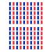 50 French Flag Cupcake Toppers France Flags Edible French Flags Flags of The World Cake Decorations Eurovision Party Decorations France Decorations Paris Decorations Paris Cake Eiffel Tower