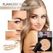 NUIBO Air Cushion CC Cream with Mushroom Head | Moisturizing Concealer Makeup Base | Primer Liquid Foundation Long Lasting | Includes Two Mushroom Makeup Sponges | Natural Screw Lid - Buy Online on SooperMarket.com