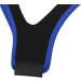 Adjustable Breathable Anti-Snoring Chin Strap - Black with Blue Edge - Buy Online on SooperMarket.com