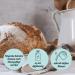 Organic Vegan Helle Lower-Carb Sourdough Buns (2x350g) - Gluten-Free Protein-Rich Cereals-Free Country Bread for Healthy Workouts - Buy Online on SooperMarket.com