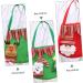 KOMBIUDA Santa Pants Treat Bags 3pcs Christmas Bag Candy Bags Goodie Bag Christmas Candy Bag Cloth Bags Holiday Bag - Buy Online on SooperMarket.com