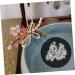 FOMIYES 100 Pcs Hairpin Accessories Applique Bride Flowers 1X1cmx2pcs Silverx2pcs - Buy Online on SooperMarket.com