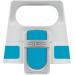 SIGG WMB One Top closure (one size) spare parts for Sigg drinking bottles one -handed usable & leak -proof lock with silicone seal 13 Aqua