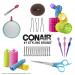 Conair Jumbo Foam Rollers in Pink - 9 Count Set in Zipper Case | Self-Fastening, Reusable - Pack of 1 - Buy Online on SooperMarket.com