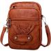 Qwuveds Women's Small Shoulder Bag - Mini Phone Wallet & Messenger Bag - Perfect for Cycling & Kids - Brown - Buy Online on SooperMarket.com
