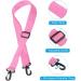 Buy PATICIL Adjustable 150cm Ski Rack Belt - 2 Pack Snowboard Shoe Straps for Ski Boots & Ice Skates - Pink Rose 3.8cm - Buy Online on SooperMarket.com