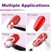 Famidiqgo Nail Stamper & Art Brush Set - French Tip Clear Silicone Nail Stamp with Scraper & Pen for DIY Nail Art - Buy Online on SooperMarket.com