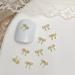 3D Metal Embellishments 20pcs Bowknot Decorations For Individual Styles 03 White K - Buy Online on SooperMarket.com