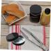 IMIKEYA 16pcs Mason Jar Lids Mason Bottle Lid Canning Jar Caps Sealing Caps Glass Jar Top Metal Lids Black Regular Mouth Mason Jar Lid Bulk Jars Canners for Tinplate Glass Bottle One Body 7.00X7.00X1.50CM Black - Buy Online on SooperMarket.com