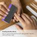 Buy SKYPIA 4 Pack Black Nail File 100/180 Grit & Purple 3 Sided Buffer Block Set - Best Nail Care Tools for Professional Finishing | International Shipping Available - Buy Online on SooperMarket.com