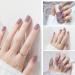 Purple Nail Polish Nail Varnish Lilac Lavender Violets Pale Purple Quick Dry Natural Long Lasting No Need Baking Nail Polish for Christmas DIY Nail Art - Buy Online on SooperMarket.com
