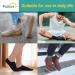 Puikos Moisturizing Gel Heel Sleeves for Cracked Feet - Overnight Treatment for Dry Heels - Men and Women's Heel Repair Socks - Buy Online on SooperMarket.com