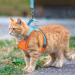 Escape-Proof Cat Harness and Leash Set - Reflective Vest for Small Cats | XXS Orange - Buy Online on SooperMarket.com