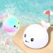 AURUZA Baby Light Up Bath Toy - Waterproof Design, Safe & Fun Baby Bath Toys for 0-6 Months to 5 Years (White) - Buy Online on SooperMarket.com