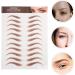 NOLITOY 12 Sheets Eyebrow Stickers Simulation Eyebrows Sticker Eyebrow Tattoos for Eyebrow Grooming - Buy Online on SooperMarket.com