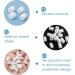 OCEANTREE Cord Locks for Mask - Silicone Cord Stopper Earloop Toggles - White - Buy Online on SooperMarket.com