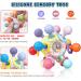 Tosekry Bei ring Baby Toys | BPA-Free Silicone Grip Balls | Perfect Gifts for 0-12 Months | Enhance Motor Skills & Sensory Play - Buy Online on SooperMarket.com