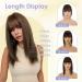 Human Hair Toppers with Fringe Pony Clip in Hair Toppers for Thinning Hair Women Real Hair Mono Base Toupee Hair Topper for Women Human Hair - Buy Online on SooperMarket.com