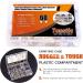 Tanstic 60 Sets 18mm 4 Color Magnetic Button Clasps Snaps for Sewing, Crafts, Purses, Bags, Clothes - Buy Online on SooperMarket.com