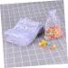 Anneome 100pcs Wedding Candy Pouch Mini Party Bags Packing Bag Bride Christmas Chocolate Candies 7X9cm Silver - Buy Online on SooperMarket.com