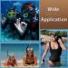 Dive Snorkel Clip Set - 16 Pcs Universal Plastic Silicone Keeper for Snorkel Mask - Black Attachment Gear Spare Part for Snorkeling and Diving - Buy Online on SooperMarket.com
