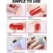 Kalolary 20PCS Nail Adhesive Wrap Nail Gel Polish Strips Full Wraps Nail Polish Stickers Cured Gel Nail Strips Self-Adhesive Gel Nail Wrap Stickers Decals(UV/LED Lamp Required) (Colorful 2) - Buy Online on SooperMarket.com