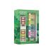 Kusmi Tea - gift set les Verts + tea pliers - green jasmine green ginger -lemon label imp rial green rose green mint - tea cans made of metal 5x25g organic green tea assortment - 5 metal tins of 25g + infuser