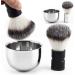 Sanwood Dust Remover Set - High Elasticity Beard Brush & Soap Shell for Men - Quick Foaming Shaving Brushes | Perfect for Home Use - International Shipping Available - Buy Online on SooperMarket.com