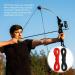 2 Pieces Archery D Loop Rope Set - 10 Feet, Bowstring Serving Thread, Release Material - Black and Red - Buy Online on SooperMarket.com