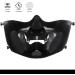 Airsoft Protective Half Face Mask for Halloween Cosplay - Tactical Prajna Face Hannya Oni Demon Knight Design - Buy Online on SooperMarket.com