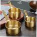 MAGICLULU 5pcs Stainless Steel Sauce Cup Sauce Container Stainless Steel Seasoning Cup Mini Condiments Food Portioner Ketchup Dipping Bowls Sauce Bowl with Handle Pinch Dip Cups Household mediumx5pcs Goldenx5pcs - Buy Online on SooperMarket.com