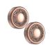 Replacement Heads for Flawless Generation 1 2PCS Mellbree Facial Hair Remover Replacement Heads Compatible with Finishing Touch Flawless Facial Hair Removal Tool Rose Gold