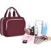 Narwey Hanging Travel Toiletry Bag for Women - Wine Red Medium Size Organizer for Cosmetics and Makeup - Buy Online on SooperMarket.com