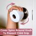 4-Pack Childproof Door Knob Covers - Easy to Install Child Safety Door Knob Cover with No Tools Needed - Reusable  White Baby Proof Door Knob Covers - Door Safety for Kids Made Easy by Wittle - Buy Online on SooperMarket.com