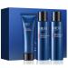 Mens Facial Skin Care Kit Hydrating Mens Skincare Gifts Set Nourishing Skin Care Kit for Men Mens Face Moisturizer Wash Facial Lotion Kit for Fines Lines Wrinkles Dry Skin