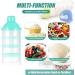 Milk Powder Dispenser Pots - Formula & Snack Storage Container for Travel - BPA Free (Green) - Buy Online on SooperMarket.com