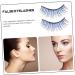 Gogogmee 5 Pairs False Eyelashes Fake Lashes Colored Eyelashes Soft Thick Lashes Soft Light Fake Lash Blue Lashes Rhinestone Eyelashes Cosplay Lashes Fake Eyelashes Fiber - Buy Online on SooperMarket.com