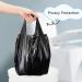 Fyy 4 Gallon Garbage Bags with Handles - 100 Count | Durable Waste Bags for Bathroom Kitchen Office | Black 46x62 cm | Eco-Friendly Shipping Worldwide - Buy Online on SooperMarket.com