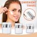 3Pcs Portable Airless Pump Cosmetic Containers - 15ml, 30ml, 50ml Sizes - Refillable Travel Bottles for Lotions, Creams, Makeup - Buy Online on SooperMarket.com