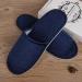 Jomix Unisex Washable Terry Slippers - 2 Pair Set for Guests | Travel Hotel Bathing Shoes in Blue EU Size 42/43 - Buy Online on SooperMarket.com