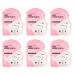 Soo'AE Diamond Brightening Peeling Gel Sachet 6 EA Gentle Gommage Type Exfoliator brightening with Vitamin C and E Camelia Rose Made in Korea 1 Count (Pack of 6)