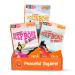 Peaceful Squirrel Variety, LonoLife Bone Broth Sticks, 3-Pack, Variety of 3 Flavors, 10g Protein, Paleo, Zero Sugar, Collagen, Amino Acids, Gluten Free, 12 Sticks