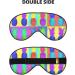 Colorful Pineapple Soft Sleep Eye Mask | Breathable Eye Patch for Travel & Relaxation - Shop Now - Buy Online on SooperMarket.com
