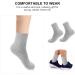 Minkissy 2-St Sock Pedicure Kit | Pumice Stone & Moisturizing Booties for Spa Pedicure | Soft Cotton Foot Care for Men - Light Gray - Buy Online on SooperMarket.com
