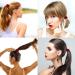 WLLHYF 2 Pcs Velvet Hair Bands Red Scrunchies - Large Size Elastic Ponytail Holders & Wristband Hair Accessories for Girls and Women - Valentine's Day Gift - Buy Online on SooperMarket.com