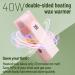 Roll On Wax Kit for Hair Removal | Waxing Roller Warmer for Sensitive Skin | Soft Wax Heater for Women and Men (Pink) - Buy Online on SooperMarket.com